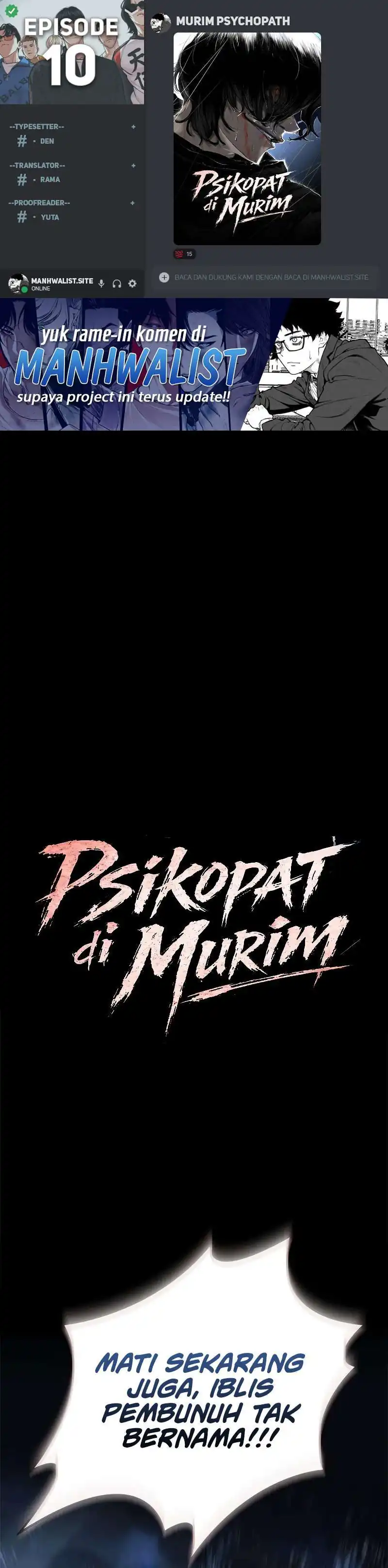 Read Murim Psychopath ID Manga Online