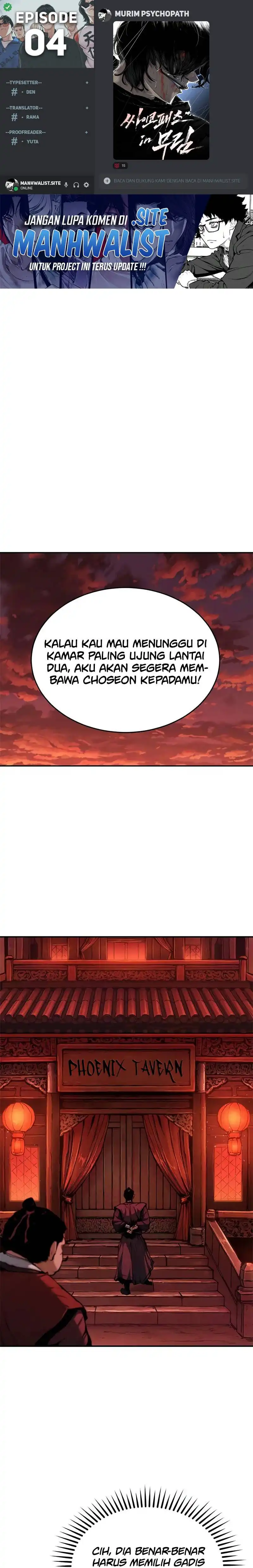 Read Murim Psychopath ID Manga Online