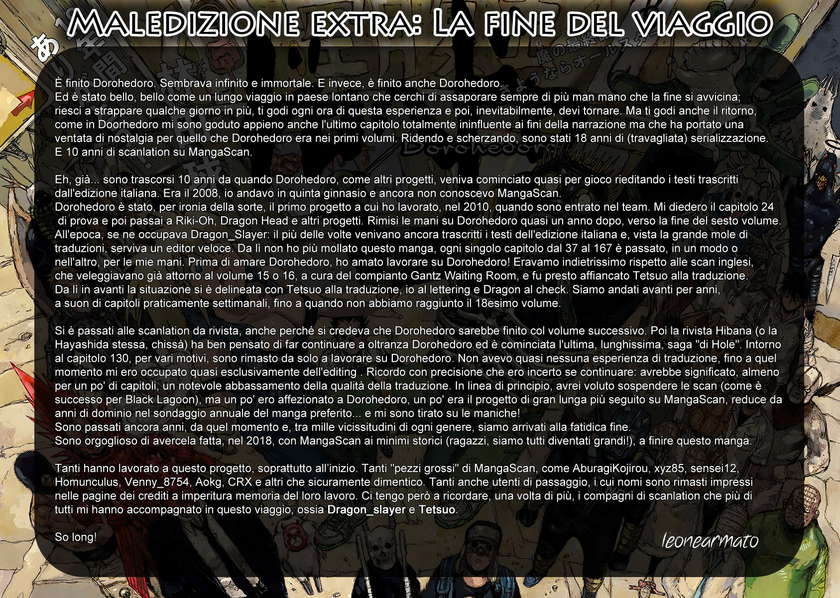 Read Dorohedoro IT Manga Online