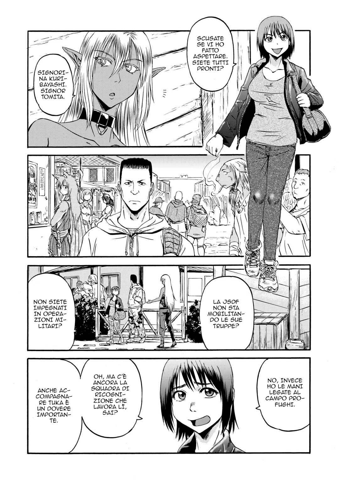 Read Gate Jietai Kare no Chi nite, Kaku Tatakaeri IT Manga Online
