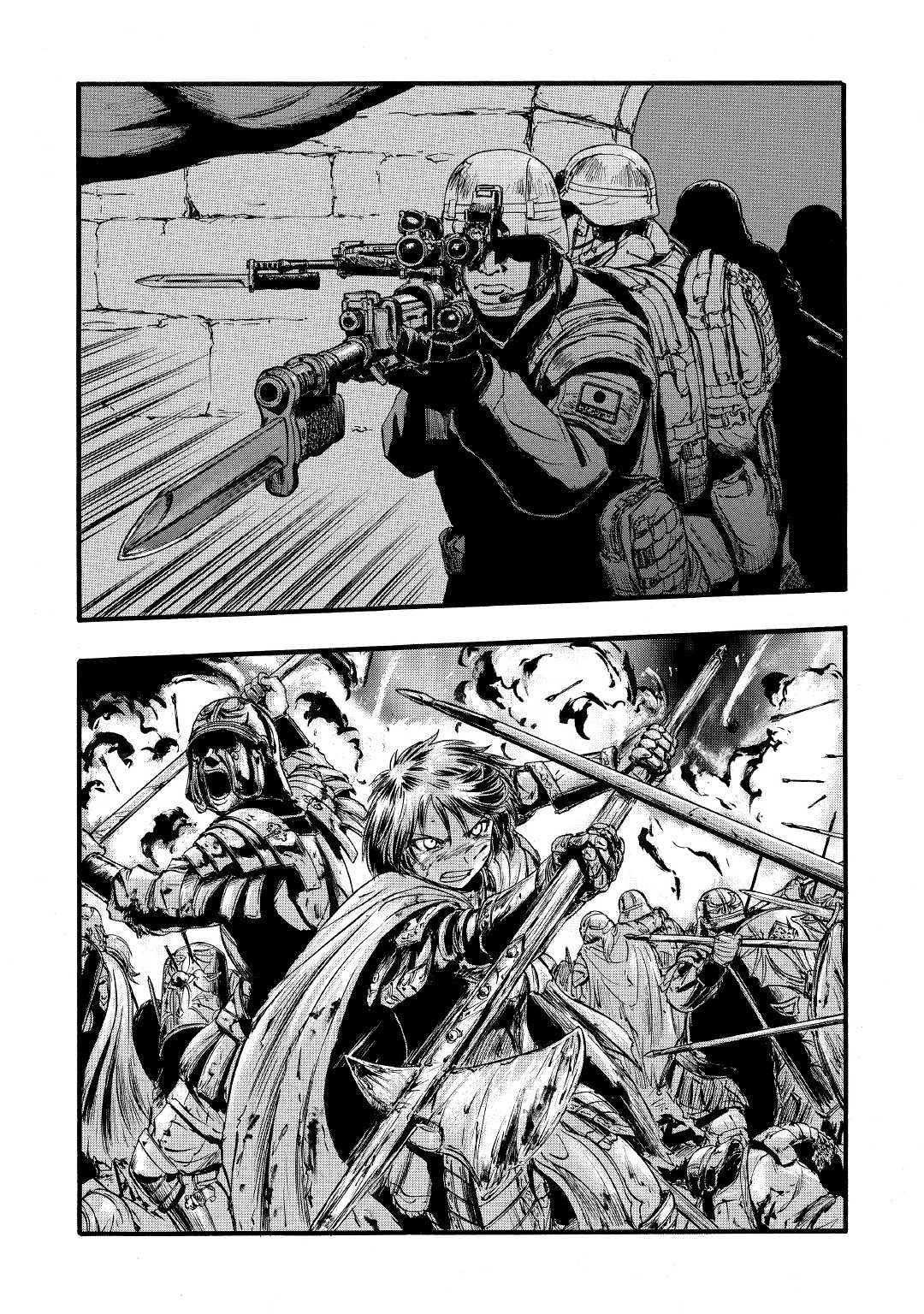 Read Gate Jietai Kare no Chi nite, Kaku Tatakaeri IT Manga Online