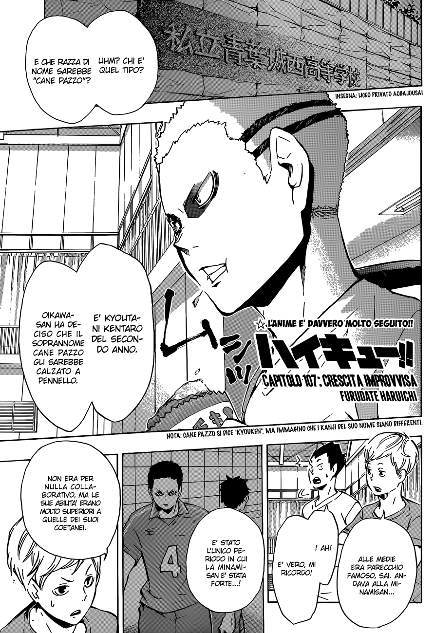 Read Haikyuu!! IT Manga Online