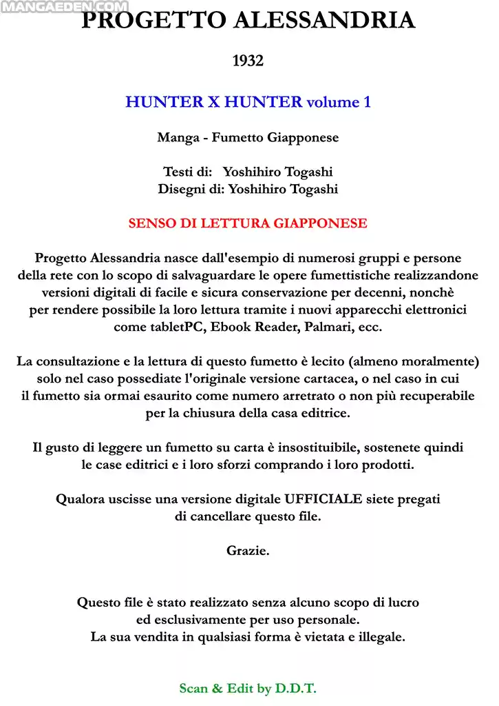 Read Hunter X Hunter Manga Online