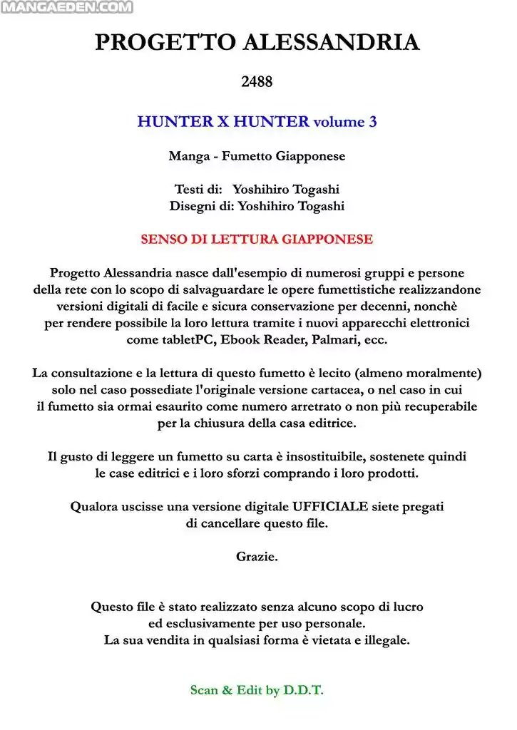 Read Hunter X Hunter Manga Online