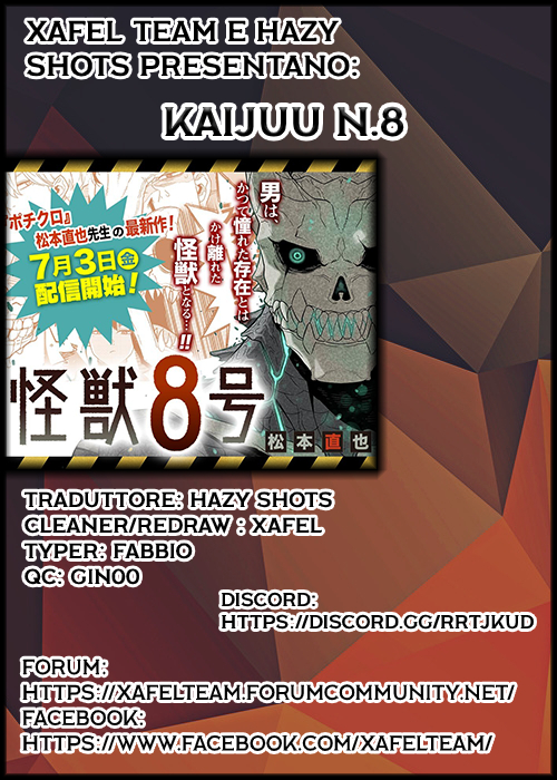 Read Kaiju No. 8 IT Manga Online