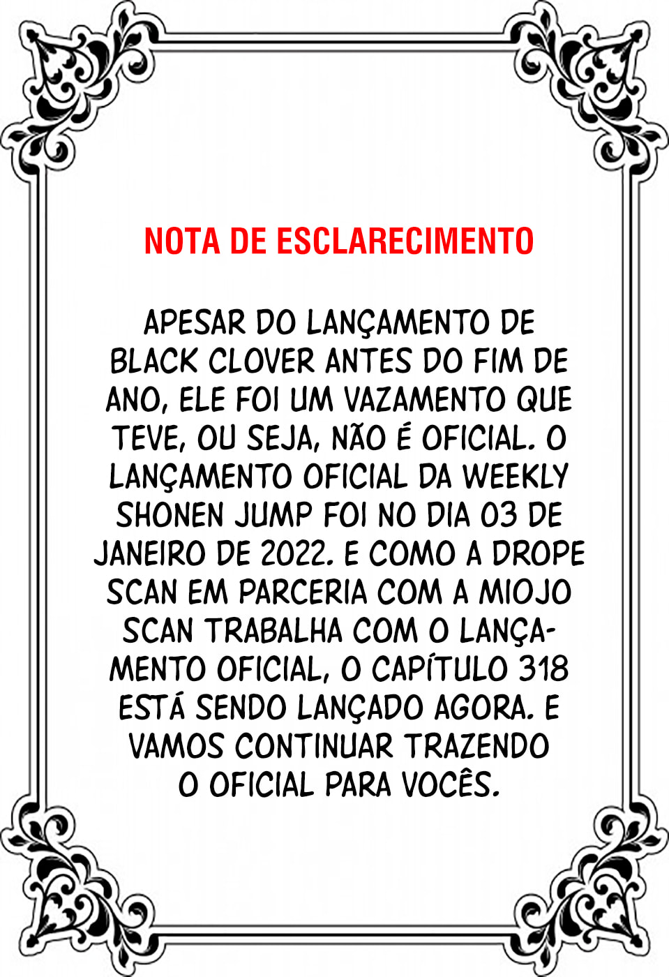 Read Black Clover PT-BR Manga Online