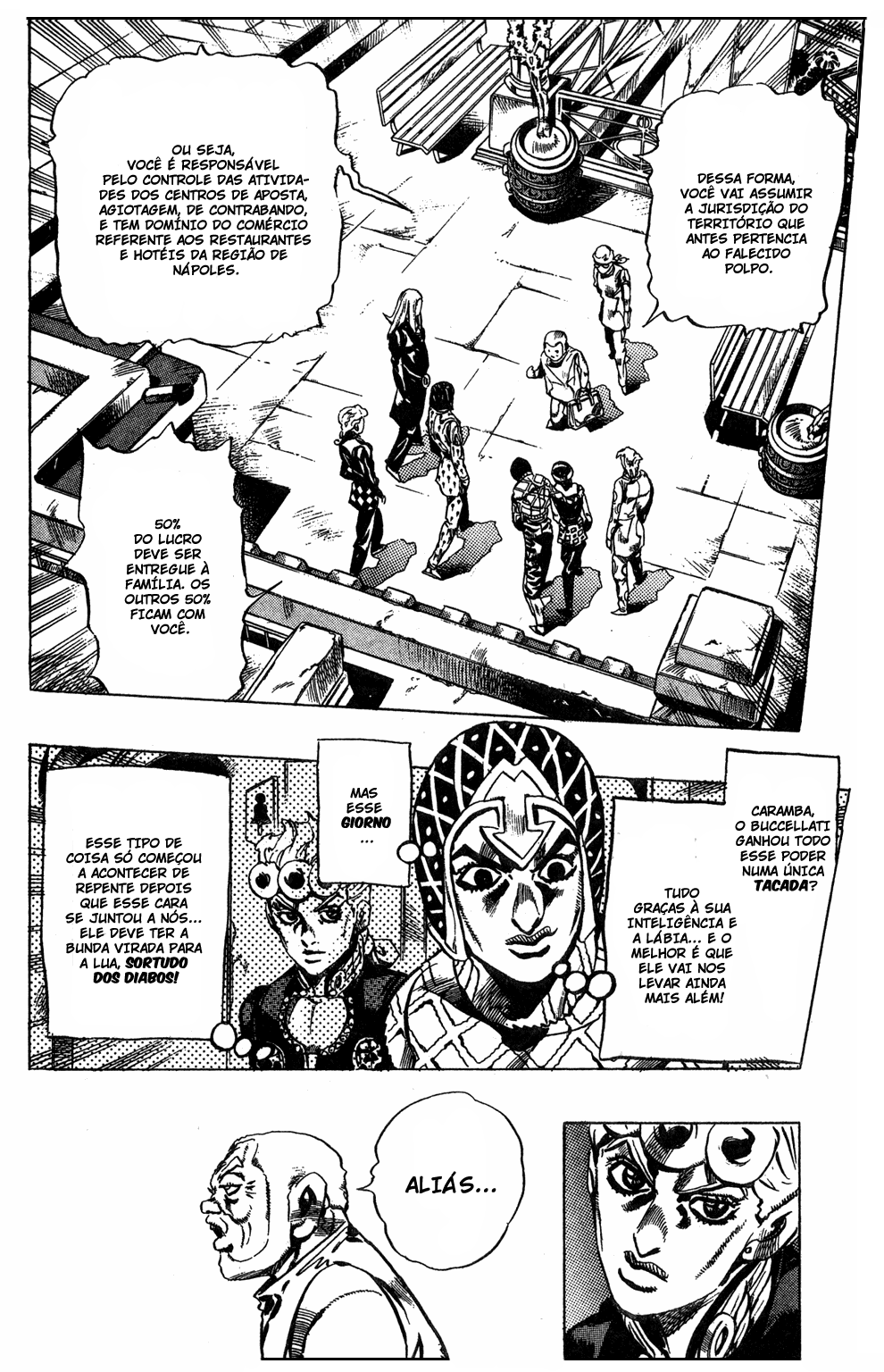 Read JoJo_s Bizarre Adventure Part 5  Golden Wind PT-BR Manga Online